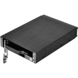 SilverStone SST-FS202B contenitore di unità di archiviazione 2.5" Enclosure HDD/SSD Nero Nero, 2.5", SAS, SATA, SATA, Enclosure HDD/SSD, Nero, Alluminio