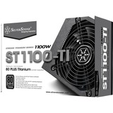 SilverStone ST1100-TI v2.0 alimentatore per computer 1100 W 20+4 pin ATX ATX Nero Nero, 1100 W, 90 - 264 V, 1200 W, 47 - 63 Hz, Attivo, 120 W