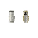 Thermal Grizzly DeltaMate Quick Disconnect, Connessione Argento (Matt)/nichel