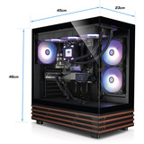 Thermaltake PC-000112-DE, PC Gaming Nero/trasparente