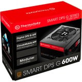 Thermaltake SPG-600DH2CCB alimentatore per computer 600 W 24-pin ATX ATX Nero, Rosso, Alimentatore PC Nero, 600 W, 100 - 240 V, 720 W, 47 - 63 Hz, 9 A, Attivo
