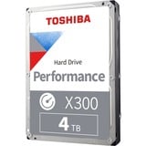 Toshiba X300 3.5" 4000 GB Serial ATA III 3.5", 4000 GB, 7200 Giri/min, Bulk
