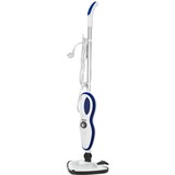 Tristar SR-5261 Scopa a vapore bianco/blu scuro, Pulitore a vapore verticale, 0,4 L, Bianco, Manopola, 5 m, IPX4