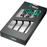 Wera 391/3 Set di cacciaviti per fascette stringitubo, Cacciavite Nero/Verde