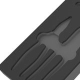 Wera 9880 Inserto in schiuma per set di pinze KNIPEX 1, vuoto, Deposito Nero/grigio