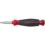 Wiha Cacciavite con caricatore di punte PocketMax magnetico Nero/Rosso