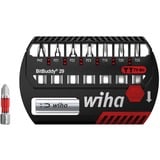 Wiha Set di punte BitBuddy TY-Bits 29mm, 8 pezzi, Set di bit Nero/Rosso