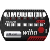 Wiha Set di punte BitBuddy TY-Bits 29mm, 8 pezzi, Set di bit Nero/Rosso