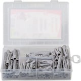 fischer Meister-Box tasselli universali UX / UX-R, Tassello grigio chiaro