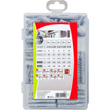 fischer Meister-Box tasselli universali UX / UX-R, Tassello grigio chiaro