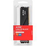 ADATA LANCER BLADE memoria 16 GB 1 x 16 GB DDR5 288-pin DIMM Data Integrity Check (verifica integrità dati) Nero, 16 GB, 1 x 16 GB, DDR5, 6400 MHz, 288-pin DIMM