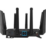 ASUS ROG Rapture GT-BE98 router wireless 10 Gigabit Ethernet Quad-band (2.4 GHz / 5 GHz-1 / 5 GHz-2 / 6 GHz) Nero Wi-Fi 7 (802.11be), Quad-band (2.4 GHz / 5 GHz-1 / 5 GHz-2 / 6 GHz), Collegamento ethernet LAN, Nero, Router da tavolo