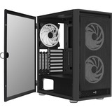 Aerocool Graphite V3 Midi Tower Nero Nero, Midi Tower, PC, Nero, ATX, micro ATX, Mini-ITX, ABS, SPCC, Acciaio, Blu, Verde, Rosso