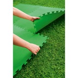 Bestway 58636 accessorio per piscina Protezione per pavimento, Telone impermeabile verde, Protezione per pavimento, Verde, Polietilene, Quadrato, 5,47 m², 1,62 kg