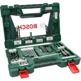 Bosch 2 607 017 191 punta per trapano Set di punte per trapano 68 pz, Trapano & Set di bit verde, Trapano, Set di punte per trapano, Metallo, Pietra, Legno, 1,68 kg, 68 pz, Phillips, Viti a croce, Torcia
