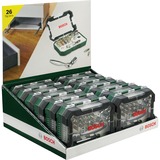 Bosch 2 607 017 322 punta per cacciavite 26 pz, Pistola verde, 26 pz, Esadecimale (metrico), Viti a croce, PZ 1, PZ 2, PZ 3, PH 1/2/2/3, PZ 1/2/3, S 4/5/6, T 10/15/20/25/30, HEX 3/4/5/6, 314 g, 125 mm
