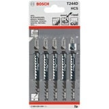 Bosch Lama per seghetto T 244 D Speed per legno, 100mm, Lama per sega 