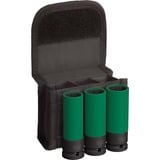 Bosch Set di bussole a impatto PRO 1/2", 3 pezzi, chiave combinata   Nero