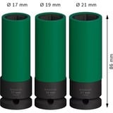 Bosch Set di bussole a impatto PRO 1/2", 3 pezzi, chiave combinata   Nero