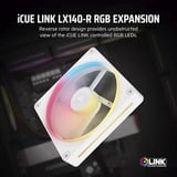 Corsair iCUE LINK LX140-R RGB PWM Reverse, Ventola bianco