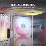 Corsair iCUE LINK LX140-R RGB PWM Reverse, Ventola bianco