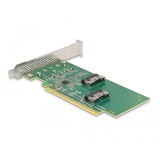 DeLOCK 90077 scheda di interfaccia e adattatore Interno, Controllore PCIe, 64 Gbit/s, 5 - 50 °C, -25 - 70 °C, 15 - 90%, Windows 10, Windows 7, Windows 8.1