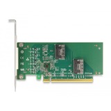 DeLOCK 90077 scheda di interfaccia e adattatore Interno, Controllore PCIe, 64 Gbit/s, 5 - 50 °C, -25 - 70 °C, 15 - 90%, Windows 10, Windows 7, Windows 8.1
