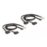 DeLOCK 90077 scheda di interfaccia e adattatore Interno, Controllore PCIe, 64 Gbit/s, 5 - 50 °C, -25 - 70 °C, 15 - 90%, Windows 10, Windows 7, Windows 8.1