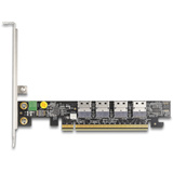 DeLOCK Scheda PCI Express x16 a 4 x interno SFF-8654 4i NVMe 
