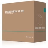 DeepCool R-CC560-WHAMA4-G-2, Chassis Tower bianco
