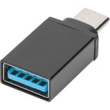 Digitus Adattatore USB Type-C, Type-C - A Nero