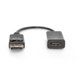 Digitus Adattatore / Convertitore 4K DisplayPort a HDMI Nero