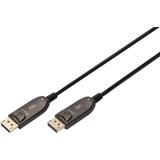 Digitus Cavo in fibra ottica ibrido DisplayPort AOC, UHD 8K Nero