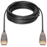 Digitus Cavo in fibra ottica ibrido DisplayPort AOC, UHD 8K Nero