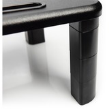 Digitus Ergonomic Monitor Riser, Base per monitor Nero, Supporto per computer portatile, Nero, 10 kg, 280 mm, 400 mm, 145 mm