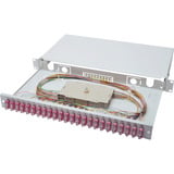 Digitus Scatola di giunzione fibra ottica, 1U, equipaggiata, 24x SC DX, OM4 