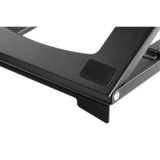 Digitus Supporto mobile per PC portatili, Stand grigio, Supporto per computer portatile, Nero, Metallo, 25,4 cm (10"), 38,1 cm (15"), 254 - 381 mm (10 - 15")