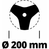 EINHELL Coltello per cespugli 200, Lama di ricambio 