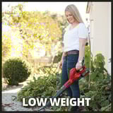 EINHELL GE-CL 18 Li E Kit soffiatore di foglie cordless 210 km/h Nero, Rosso 18 V Ioni di Litio rosso/Nero, 210 km/h, Nero, Rosso, 18 V, Ioni di Litio, 0,65 h, 2 Ah