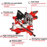 EINHELL TE-SM 36/210 Li-Solo rosso