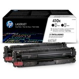HP Confezione da 2 cartucce toner nero originale ad alta capacità LaserJet 410X 13000 pagine, Nero, 2 pz