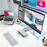 ICY BOX IB-DK2880-C41 Cablato USB4 Antracite, Nero, Docking station Cablato, USB4, 100 W, 10,100,1000,2500 Mbit/s, Antracite, Nero, MicroSD (TransFlash), MicroSDHC, MicroSDXC, SD, SDHC, SDXC