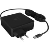 ICY BOX IB-PS101-PD Computer portatile, Smartphone, Tablet Nero AC Interno, Caricabatterie Nero, Interno, AC, 20 V, 1,8 m, Nero