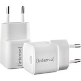 Intenso Power Adapter W30C 2-pack GaN, Caricabatterie bianco