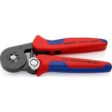 KNIPEX 97 53 04, Pinza crimpatrice rosso/Blu, Acciaio al cromo vanadio, Blu/Rosso, 18 cm, 405 g