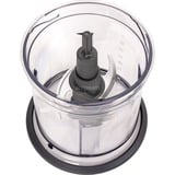 Kenwood Easychop CHP61100WH Tritatutto 4 lame, Trituratore bianco/trasparente, 0,5 L, Grigio, Bianco, Plastica, Acciaio inox, 500 W, 138,5 mm