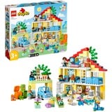LEGO DUPLO Casetta 3 in 1, Giochi di costruzione Set da costruzione, 3 anno/i, Plastica, 218 pz, 3,45 kg