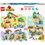 LEGO DUPLO Casetta 3 in 1, Giochi di costruzione Set da costruzione, 3 anno/i, Plastica, 218 pz, 3,45 kg