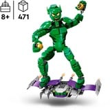 LEGO | Marvel 76284 Personaggio Costruibile di Goblin, Gioco per Bambini 8+, Action Figure Snodabile del Nemico di Sider-Man, Giochi di costruzione Gioco per Bambini 8+, Action Figure Snodabile del Nemico di Sider-Man, Set da costruzione, 8 anno/i, Plastica, 471 pz, 479 g