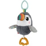 Mattel HNX66 peluche, Peluche animali grigio/Bianco, Uccello giocattolo, 0 anno/i